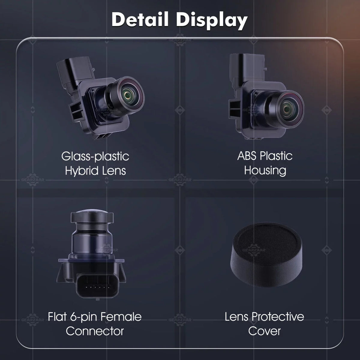2014-2019 VIEW CAMERA REAR FOR 2013 GA8Z19G490A UP BACK FLEX SAFETY CAMERA