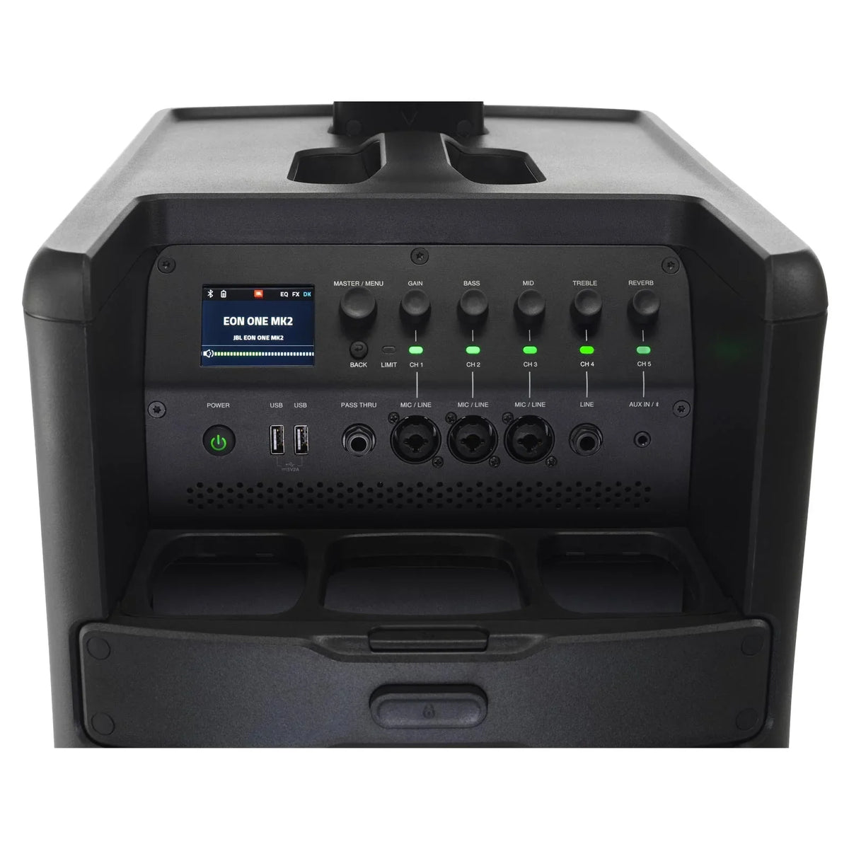Microphone All-In-One Vocal with Column-Speaker Rechargeable Shure Package SM58 System Personal JBL EON Mk2 PA Professional ONE