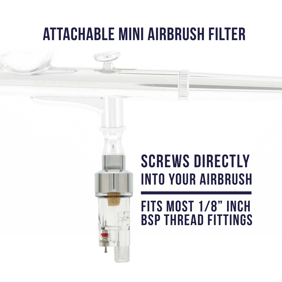 Airbrush Hobby Compressor Set & T Filter Air Shirt Kit Dual-Action Gravity Cake