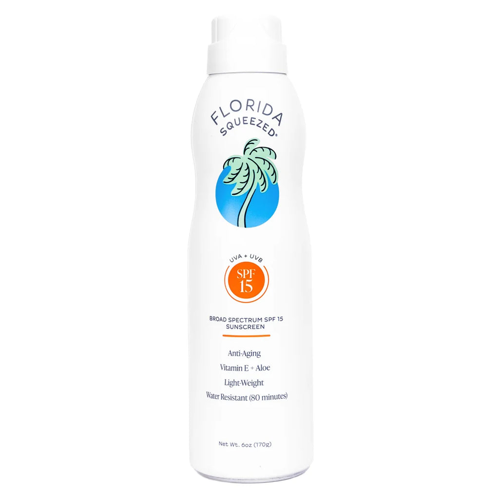 6 Florida SPF Sunscreen oz Squeezed Spray Non-Aerosol 15