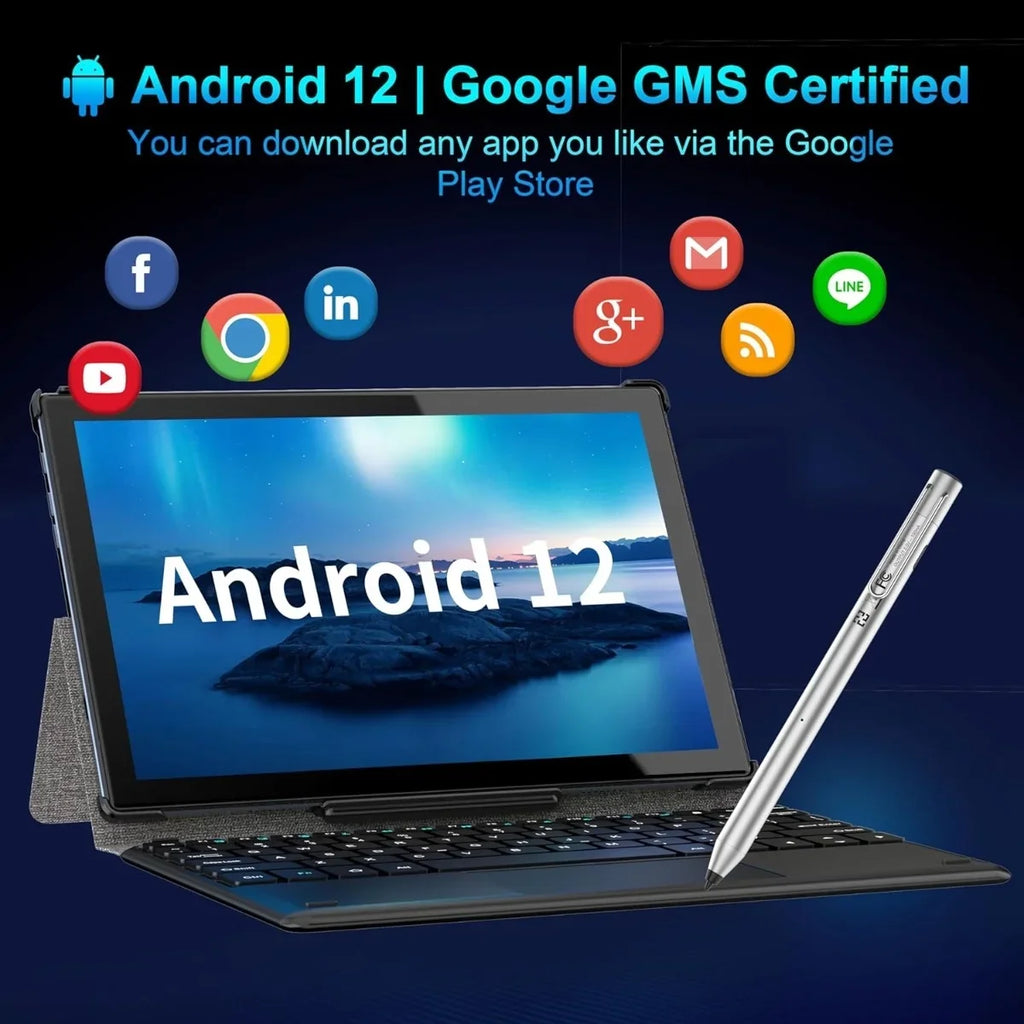 Your Tablet Radio, with Ultimate HD 10.1": Center FM Display, Entertainment BYYBUO 12 Android Full