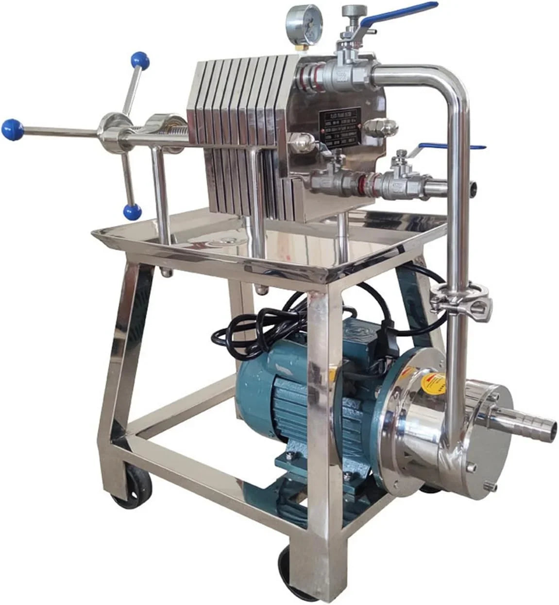 Filter Plate Filter Filter FT150 Frame Slag Pressure Beer Machine 10 220V Filtration Steel layer Press Stainless