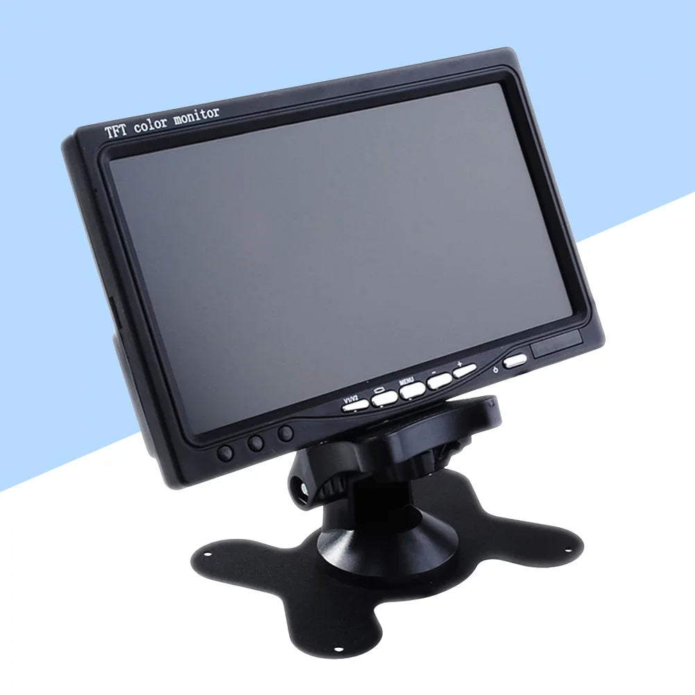 HD Car Camera Rear Mirror for Color View 7" Backup TFT LCD Serveillance Car (Black) Monitor Camera Reverse DVD Backlight