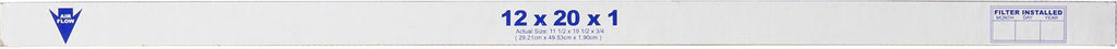 Filters (11_1/2x19_1/2) 7 Plus Carbon MERV Air Pleated Pack 3 12x20x1