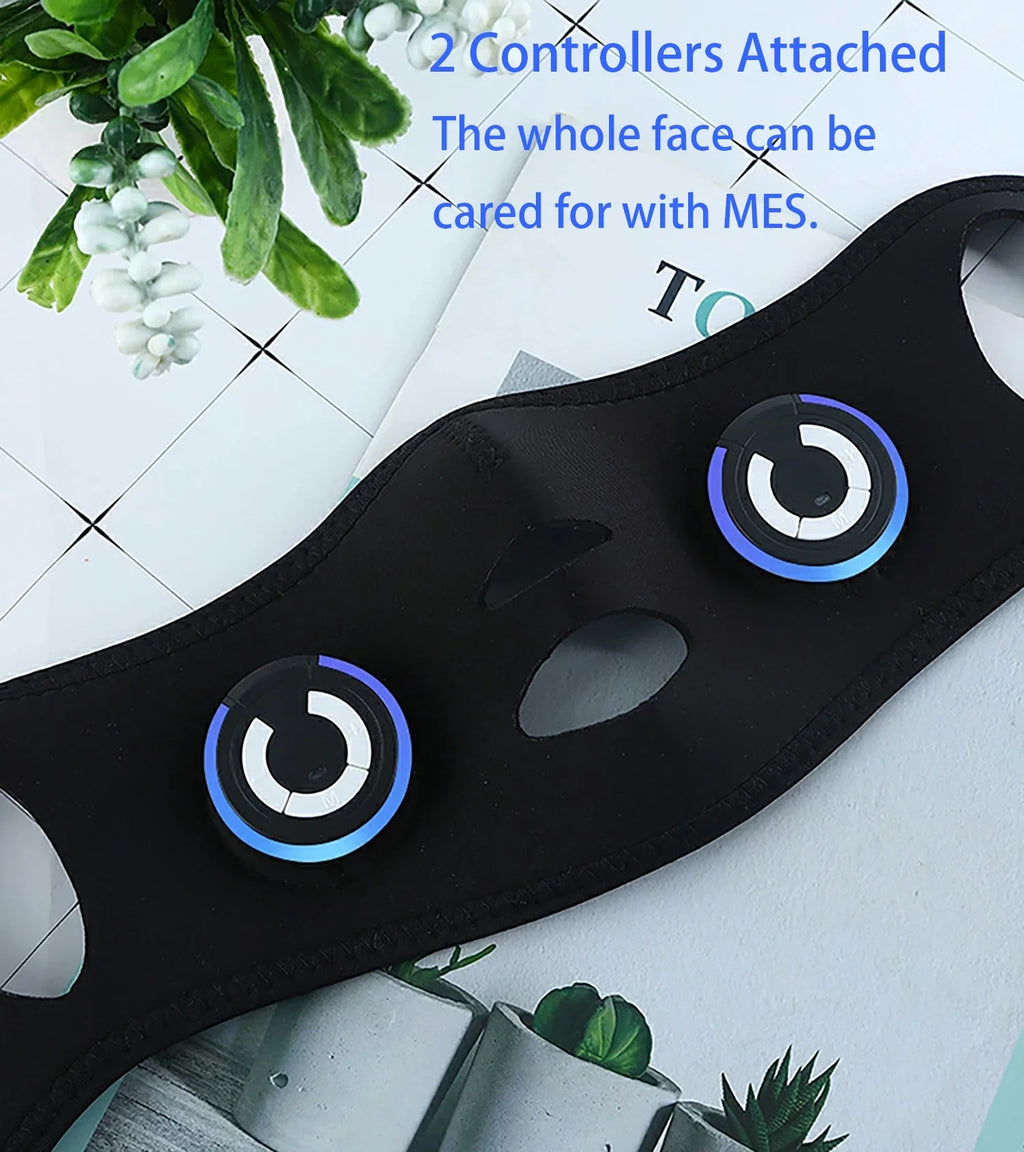 Silicon Face Face Electric Device, V Massager, Lifting Facial Mask Facial Micro-current Mask, EMS DEMUXI Thin
