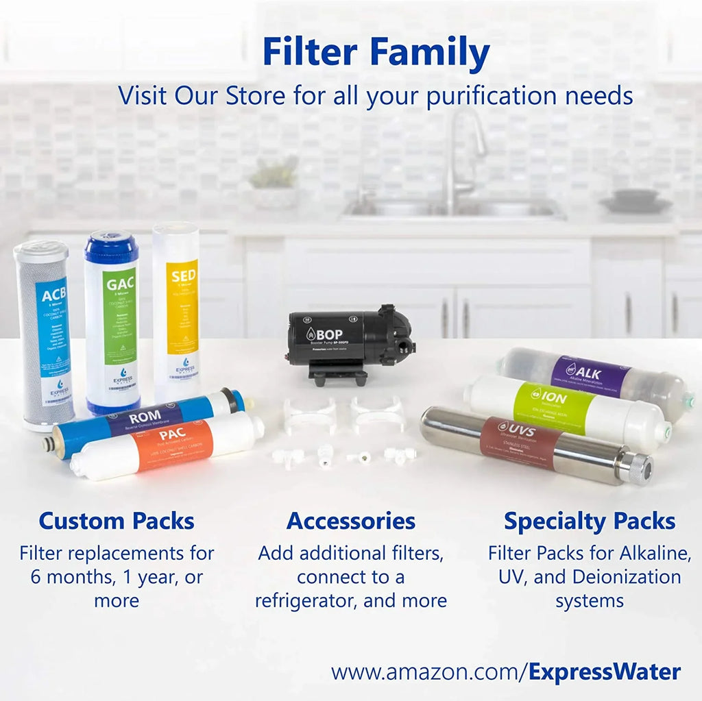 4 GDP RO Set Membrane 6 Filters Countertop Replacement Month 100 Carbon Set Connect Sediment Filter Filter Quick 1?4” Cartridges Osmosis Filters System Filter Reverse And