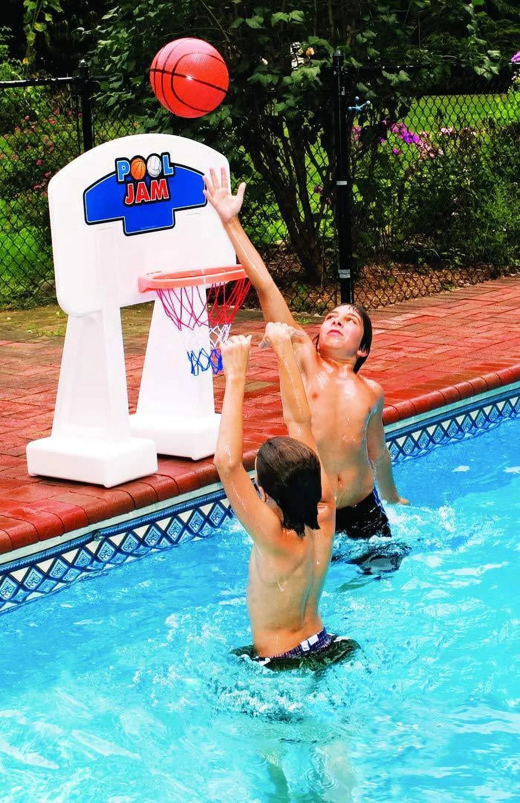 Heavy For For JAM Hoops Rim With Toy Midsize SWIMLINE Plastic Hoop Adults Summer Pools, Kids Basketball, Swimming Game 9189M & liquid With Duty Hoops Games exterior POOL Splash Poolside Basketball Pool