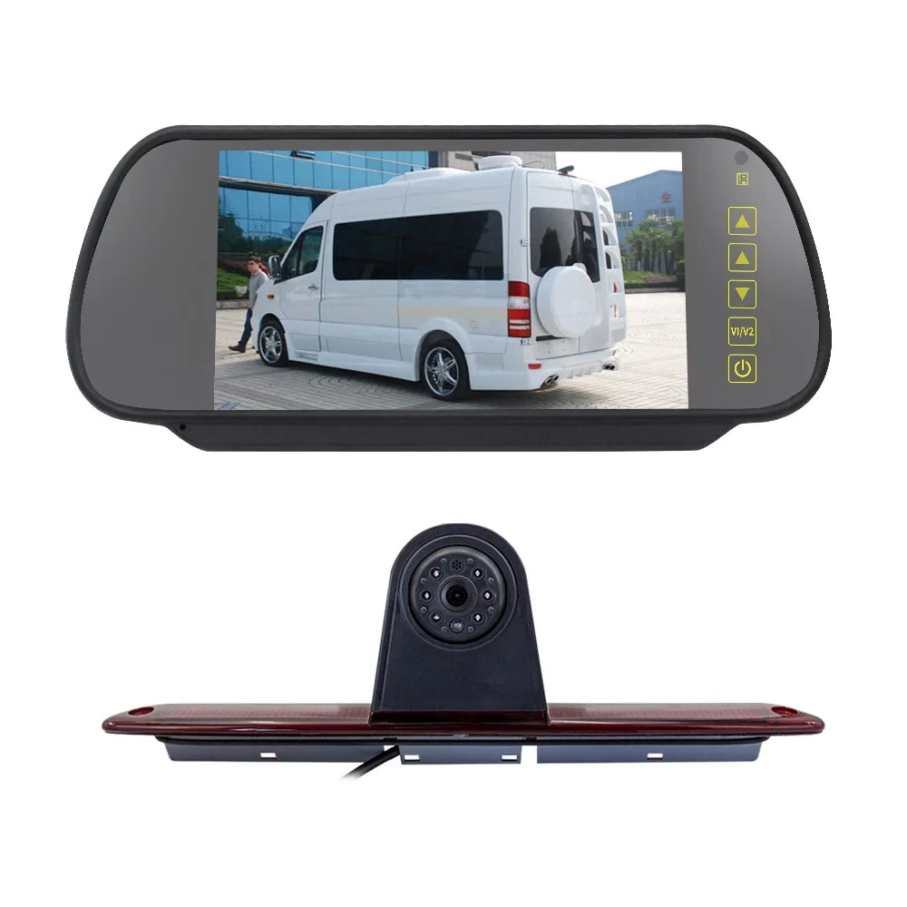 (with Camera Brake Light Carevas Monitor) Backup Vans -Benz Sprinter/ LED Light Parking for 7in Crafter