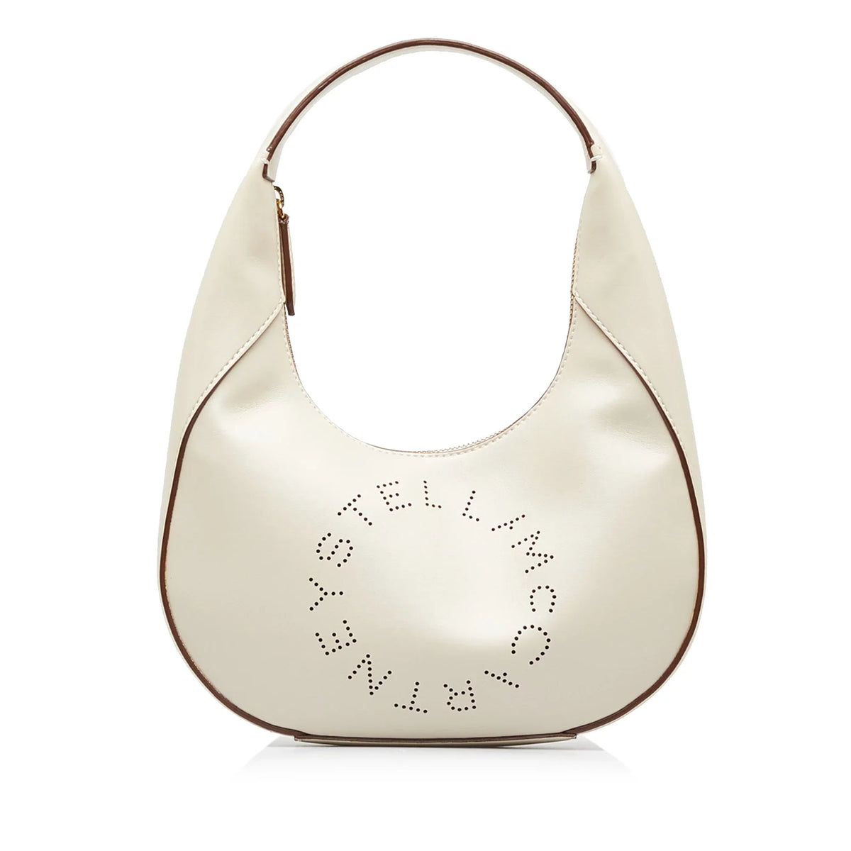 Fabric Linea Polyester Unisex (Good) McCartney Bag Pre-Owned Logo Vegetarian Authenticated Stella Shoulder Brown
