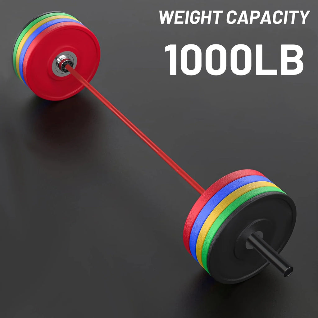 Barbells Barbell Hard Lifting Lifting Bar Chrome Power Red Olympic Weights Chrome Solid