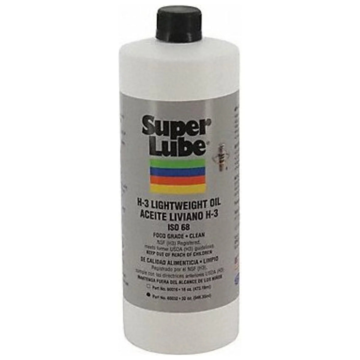 Lube Super Oil,Bottle,1 60032 qt. Lightweight H3