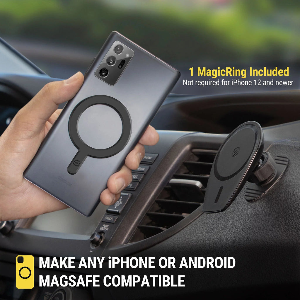 Dash/Windshield/Vent Scosche Magnetic iPhone w/ 4in1 Pro Comp 15/14/13 Mount MS MPMSODVM MagicMount