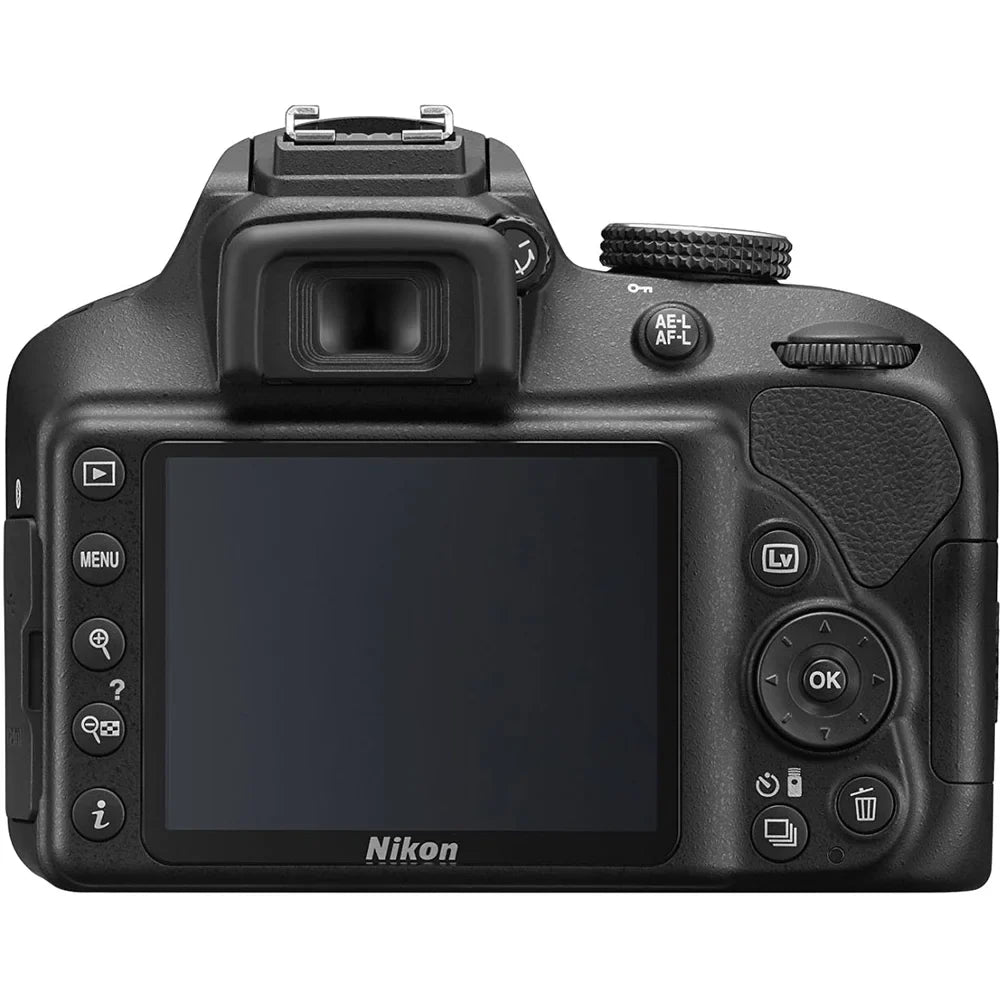 with DSLR 18-55mm MP Restored Nikon VR (Black) D3400 (Refurbished) Camera Kit 24.2 1571B Lens