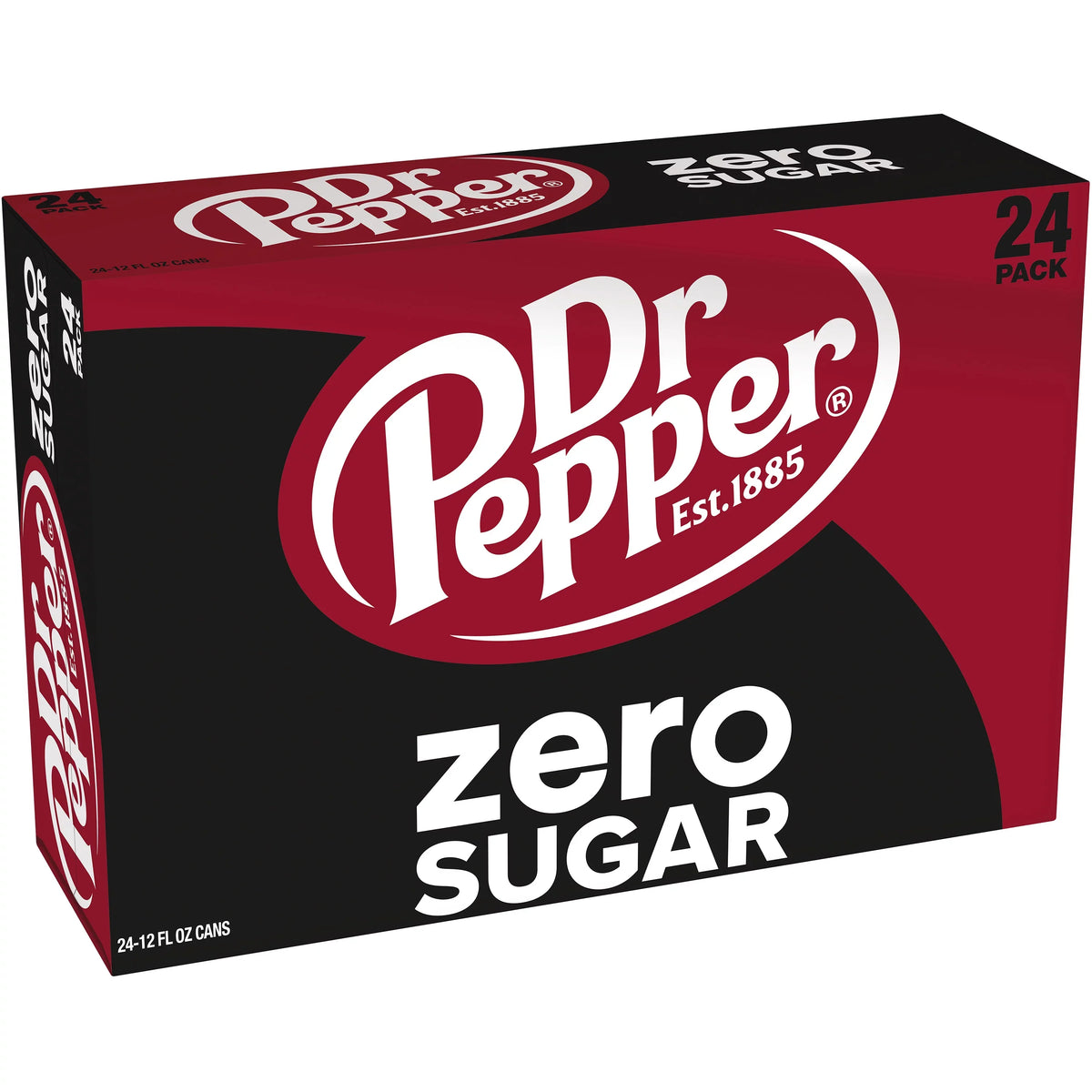 oz, Pop, Pack Cans 24 Sugar 12 Zero Pepper Dr Soda fl
