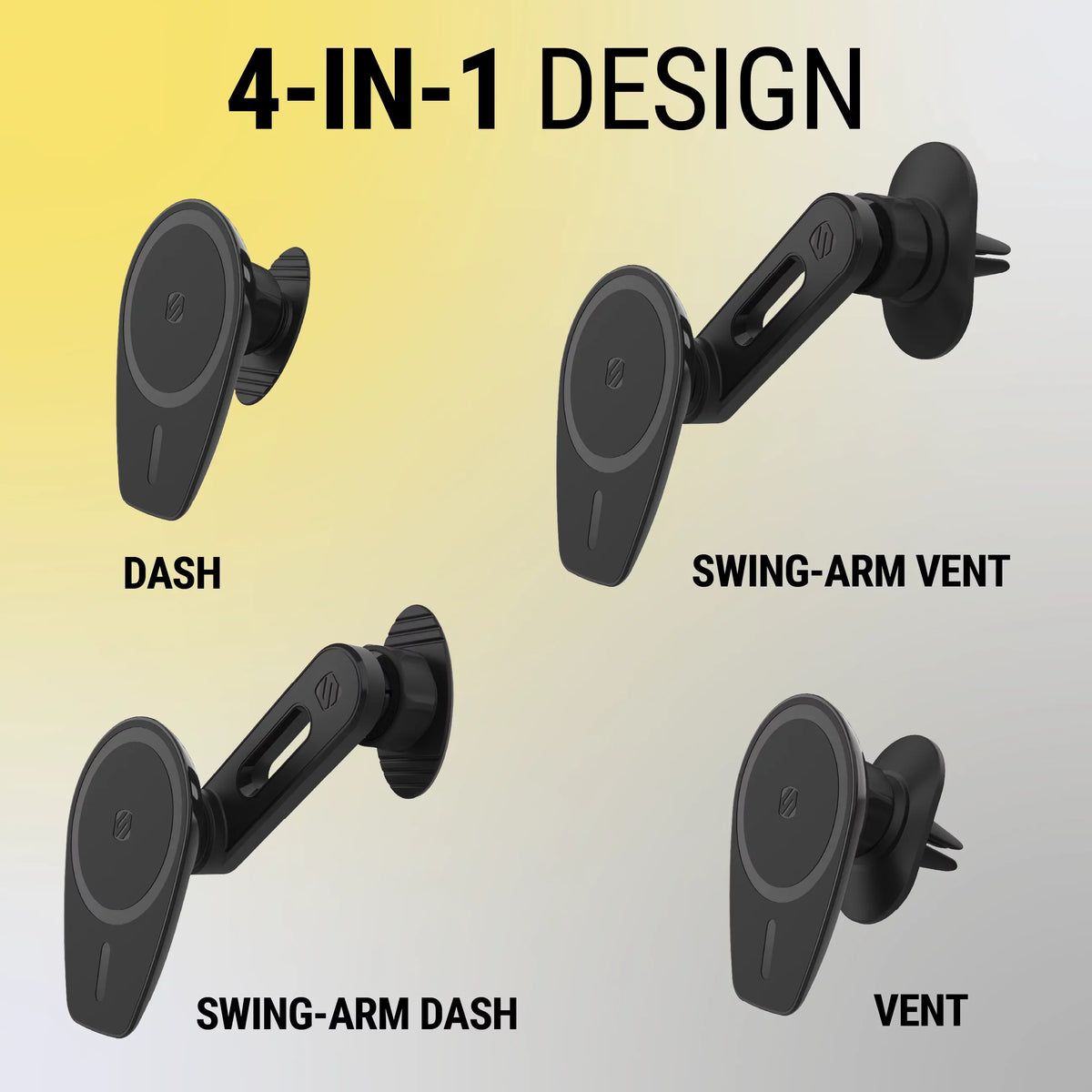 Dash/Windshield/Vent Scosche Magnetic iPhone w/ 4in1 Pro Comp 15/14/13 Mount MS MPMSODVM MagicMount
