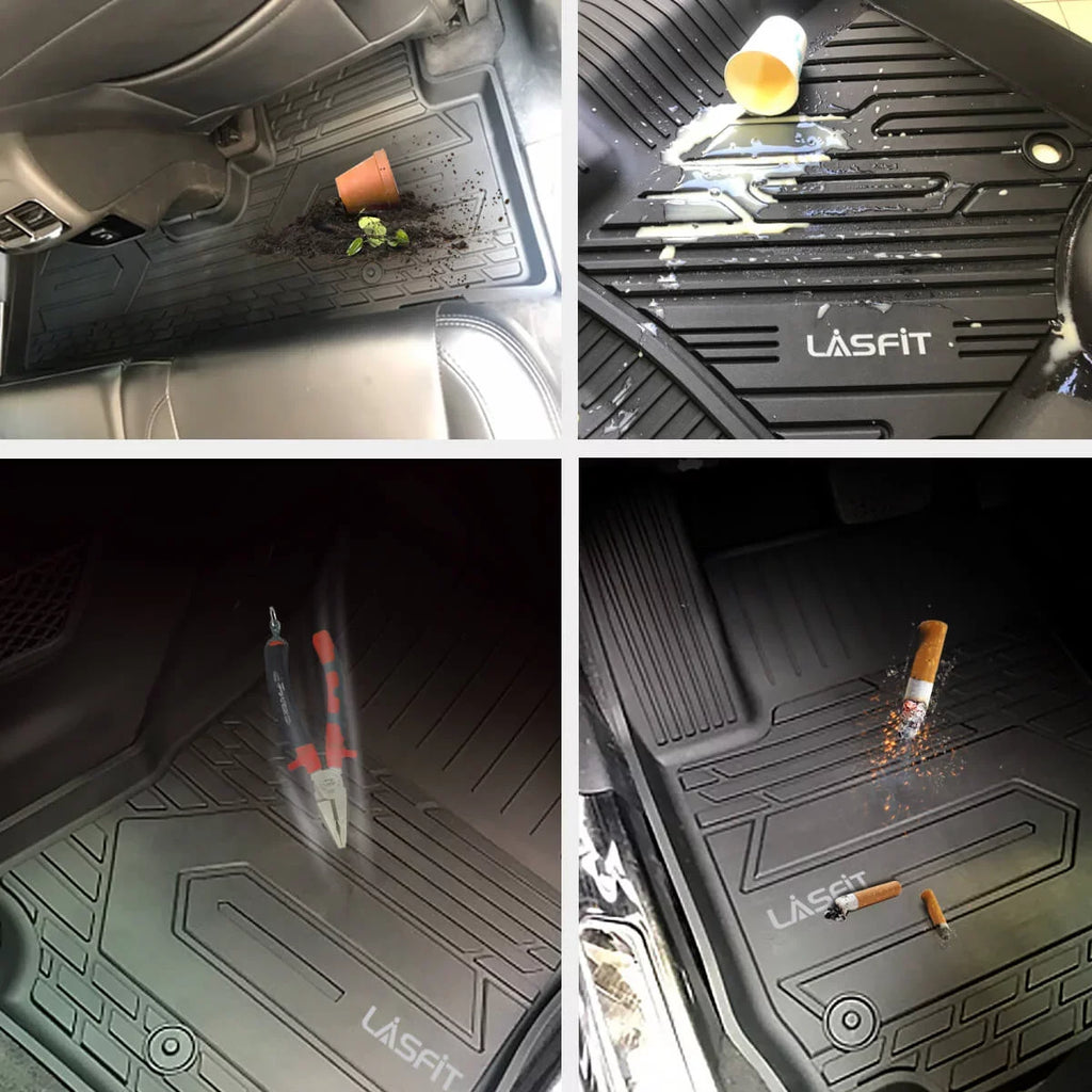 Floor Storage, for Double Plastic Silverado/GMC Cab, 1500 Fit Without & Lasfit Cab Crew 2020-2022 Mats (Don't Chevrolet 2019-2022 2500HD/3500HD Sierra Storage)