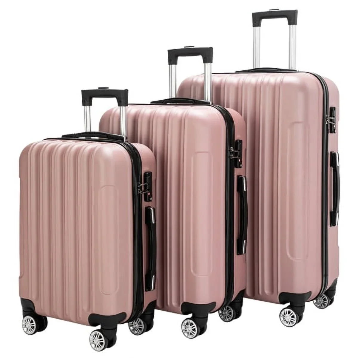 Storage Capacity Set Large Traveling Suitcase 3-in-1 Multifunctional Luggage