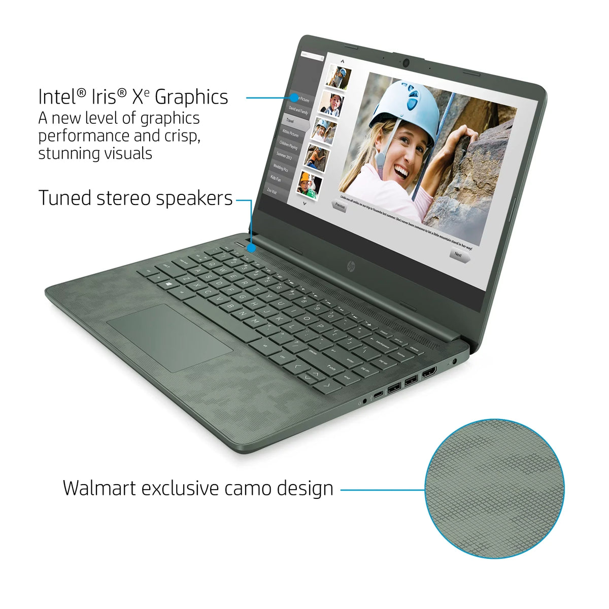 10, HP Core Digi SSD, 14" RAM, 256GB Windows Camo, i5-1135G7, Intel 14-dq2088wm 8GB