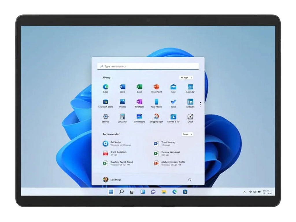 Surface Graphite Pro Windows 13", GB 11, SSD, 8 8 Tablet, 512 GB,