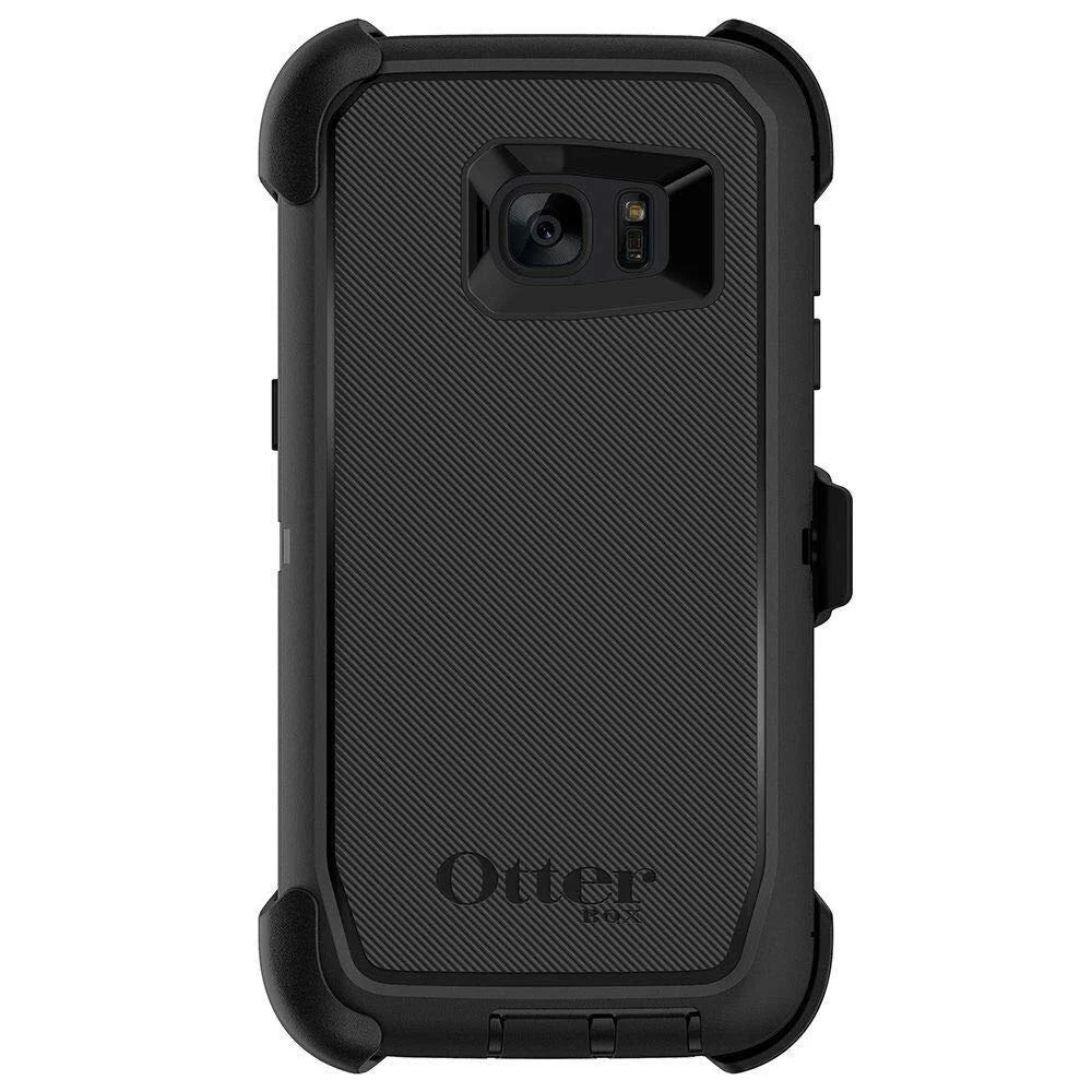 Rugged for Bulk S7 - OtterBox - Packaging (ONLY) Black Defender Series Edge Galaxy Protection Case