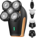 Sovob Men Trimmer Shavers Mens for Wet Electric Razors Shaver Cleansing Shaver Brush Rechargeable Nose Rotary Dry Kit Bald Electric Shaving Grooming Clippers with Hair Facial Waterproof Head