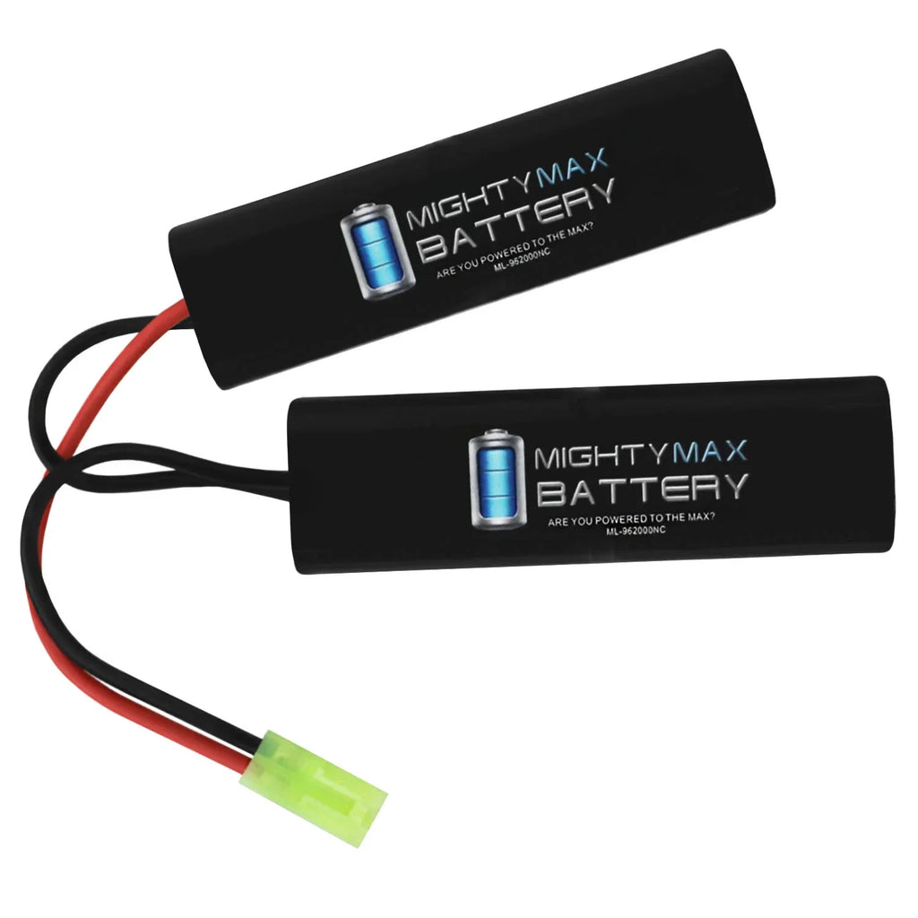 AMR-4 2000mAh EBB RIS BATTERY REPLACES NiMH AIRSOFT 9.6V AEG NUNCHUCK