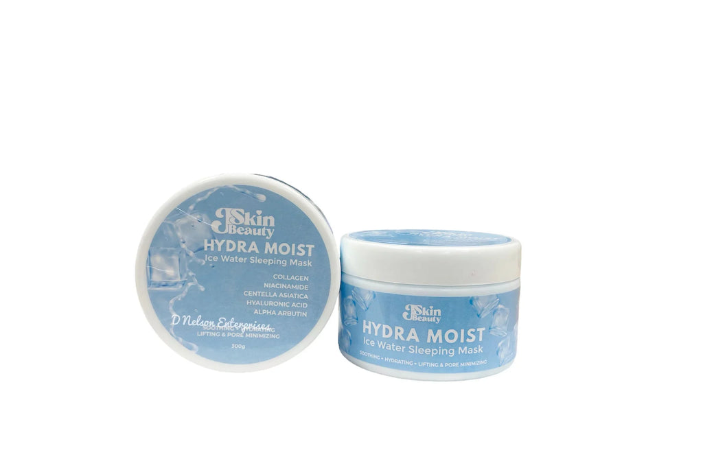Beauty PRINTED Hydra Ice Skin - J Jars Moist Mask DATES NO 2 liquid EXPIRY Sleeping