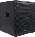 Black Class-D (OBERON-15SPW) Voice Magnet, PA/DJ 1400W 15" DSP Selectable oz Town 4" OBERON Coil, Sound Amplifier, 100 Subwoofer Birch Output Series LPF and Powered with Plywood, Modes,