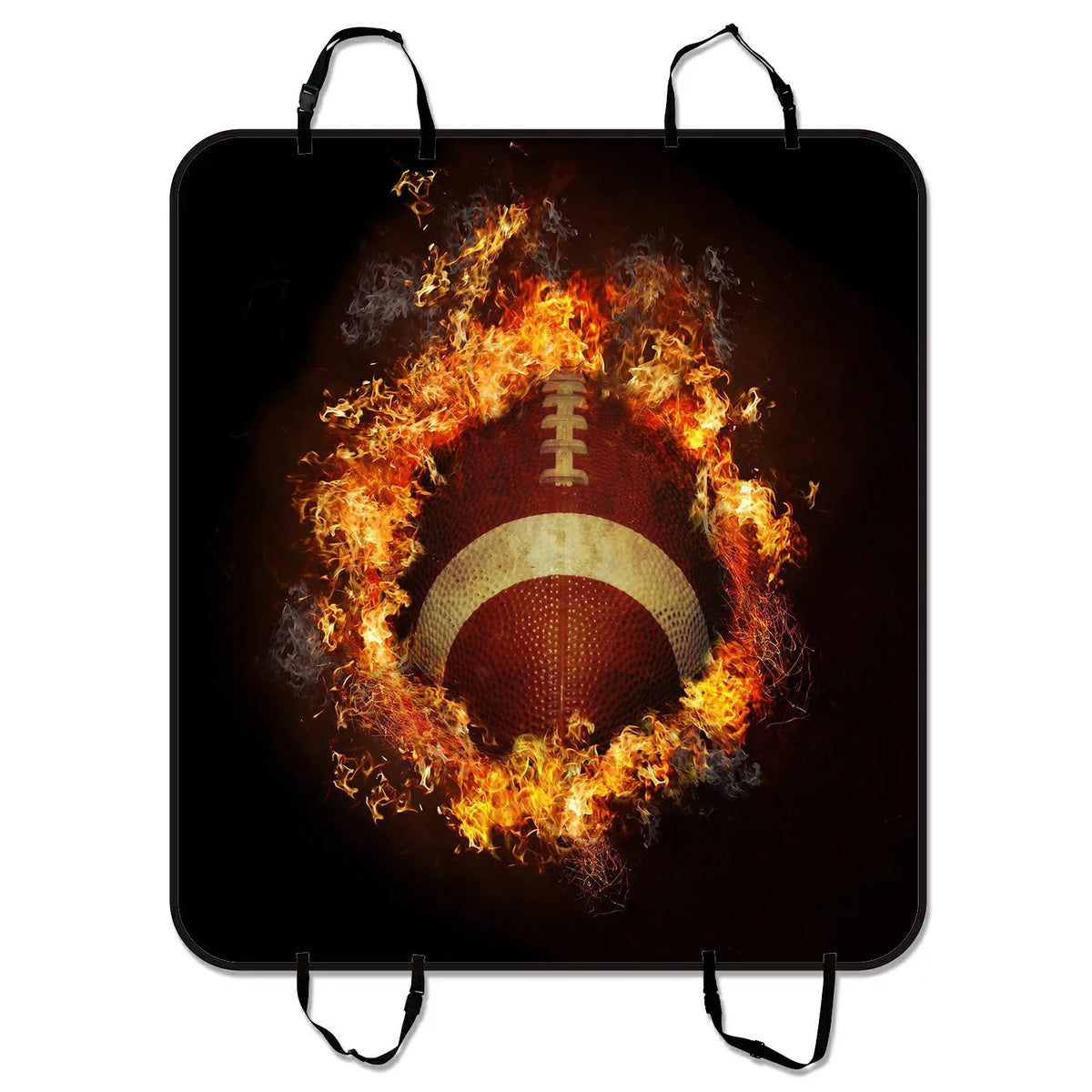 GCKG American of Spirit SUV Mat inches Pet and Trucks Dog Mat Cargo Trunk Car Seat Football For Mat 54x60 Cars Flaming Seat Cover Car Hammock