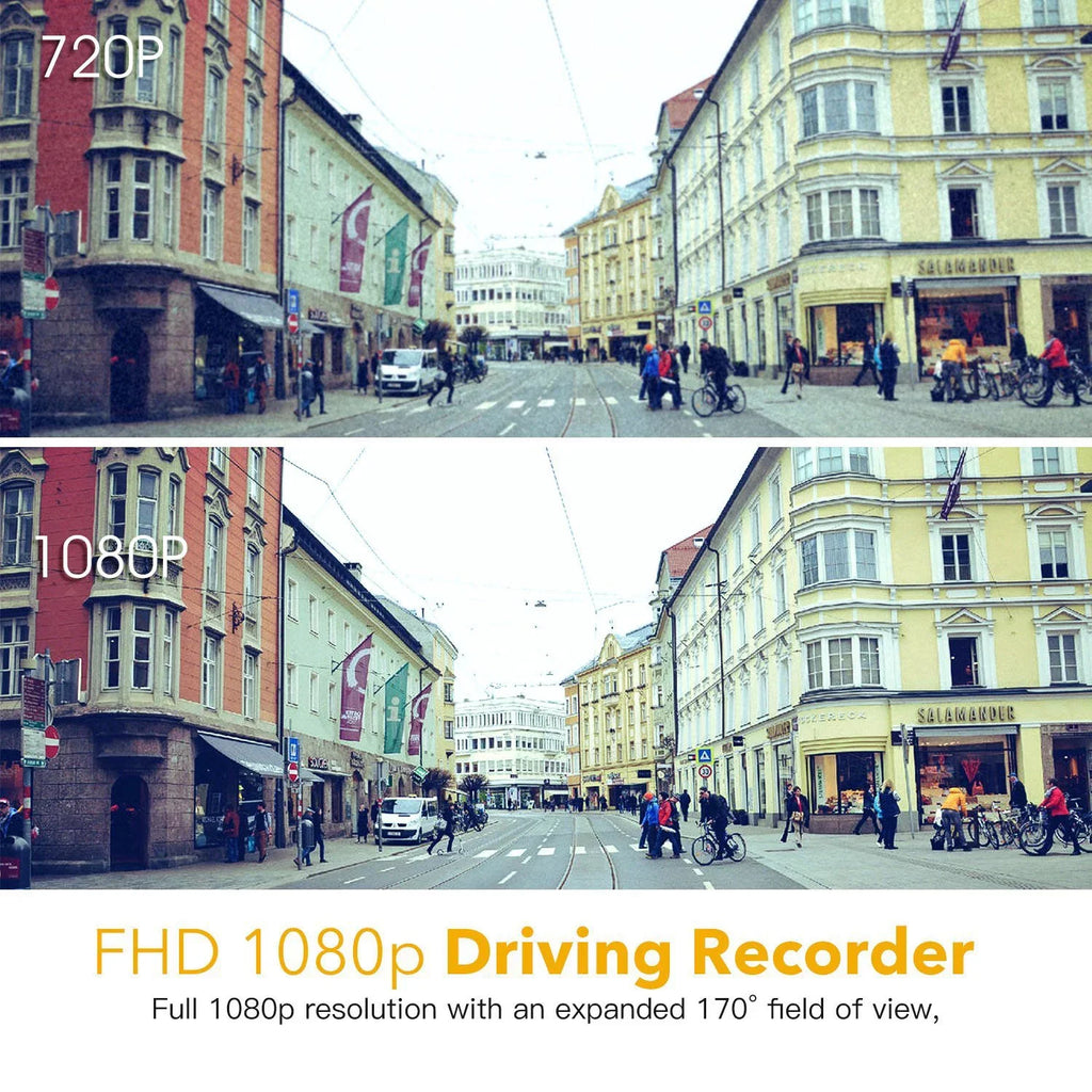 Plug Mini Dashcam Play Cam- - & Dash Dash HD Full 1080p JS