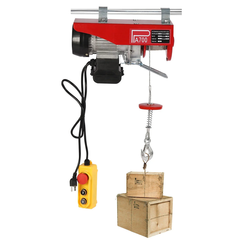 Winch Control Remote 110V Electric Winch Wire Electric Portable W/ Hoist 1543lbs