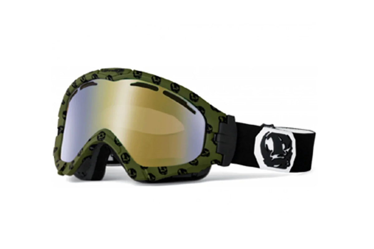 3 Skulls Lens Snow Series Arnette Mocha Chrome w/ Goggle Olive - AN5001