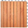 Deck Tiles, Hardwood Brands exterior ALK Slats Patio PK - 10 8 Interlocking