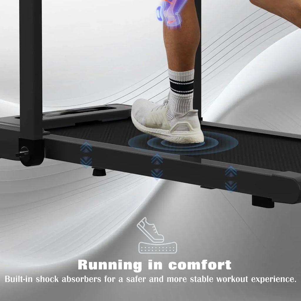 Treadmill, Remote Lb with Home Treadmills Capacity Durable Treadmill, Desk for Installation-Free Control and Walking 300 Under Stable Pad Small,