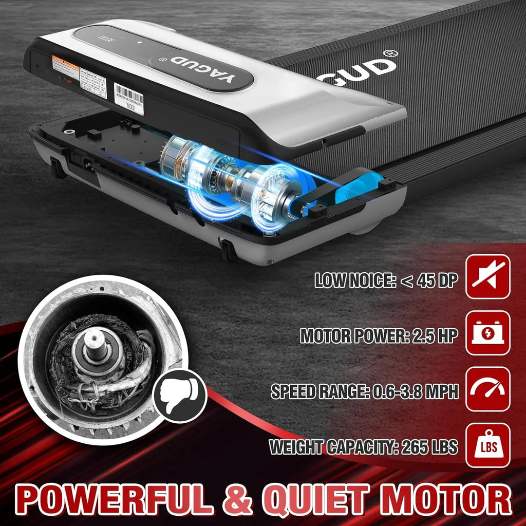 Yagud Walking Home for and Running Treadmill, Remote and Office, Pad Under Desk Machine Display with Control LED