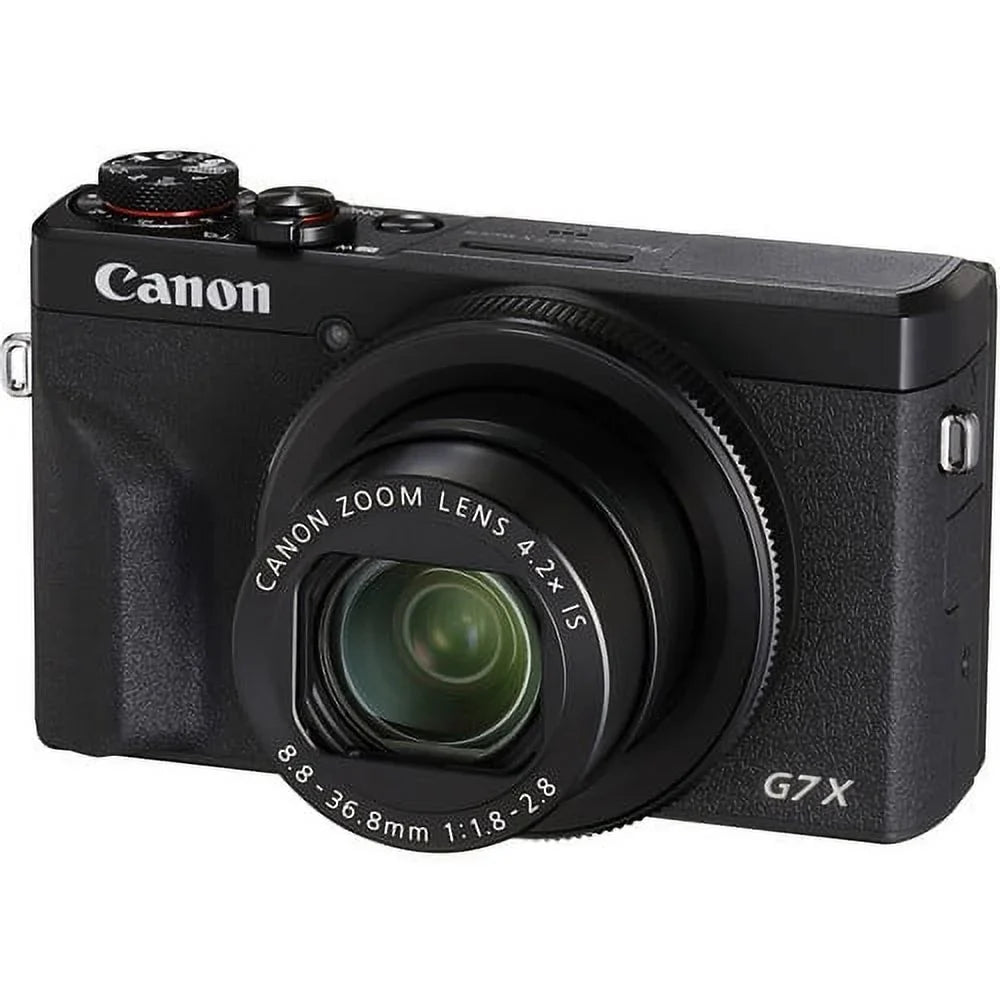 Tripod, Cleaning 16GB Model) Kit 6Ave Padded III 57" Canon Digital PowerShot with X G7 SD Flexible Card, and Bundle Bag, (Black) Mark (Intl Camera Tripod,