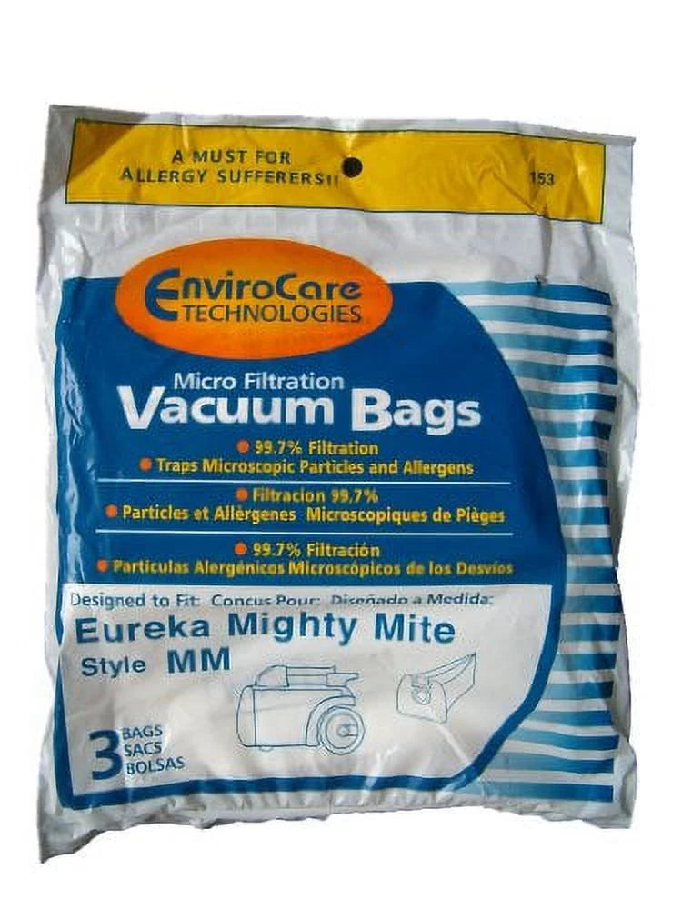 Allergy Canister Mite MM Bags, Limited, 75 Eureka design Vacuum Mighty Sanitaire