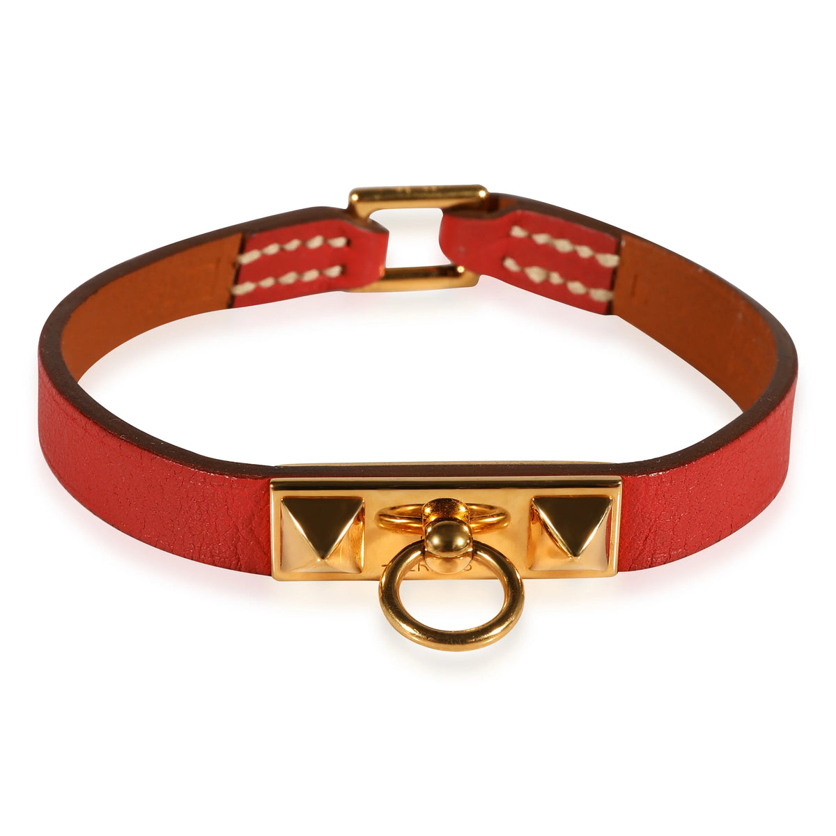 Bracelet Mini In Hermès Pre-Owned Calfskin Swift Rivale