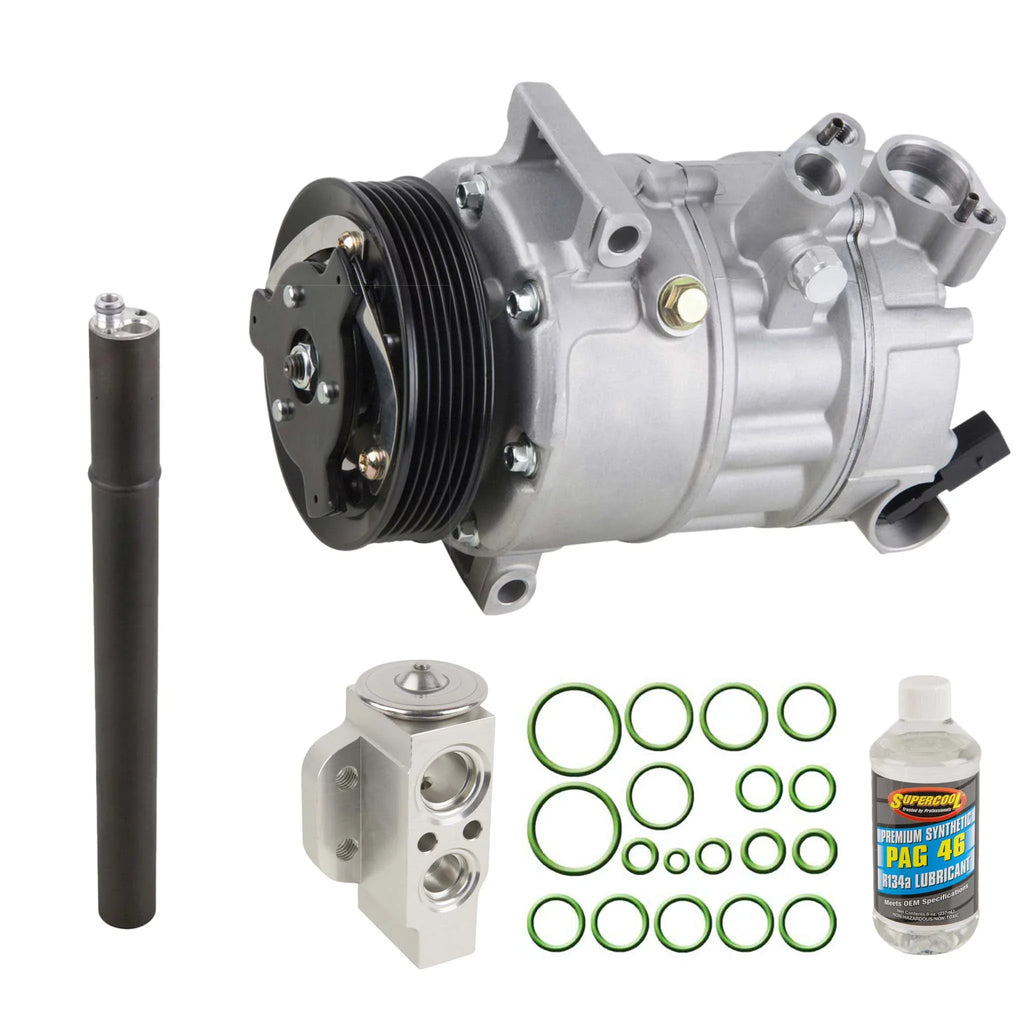 GOLF, VOLKSWAGEN A/C - R Quattro Fits AC VOLKSWAGEN Compressor TT GOLF 2013 select: Volkswagen Kit & 2012 For Audi Jetta Repair Buyautoparts &