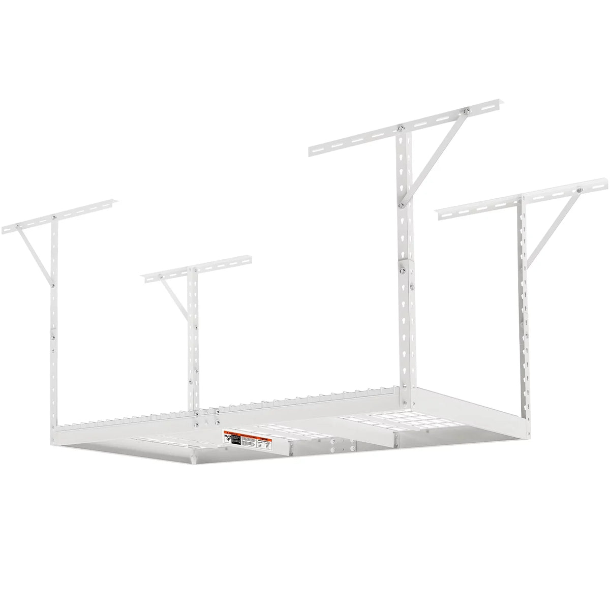 Adjustable White VEVOR Rack Overhead 36x72in Storage Ceiling Garage 550lbs Rack