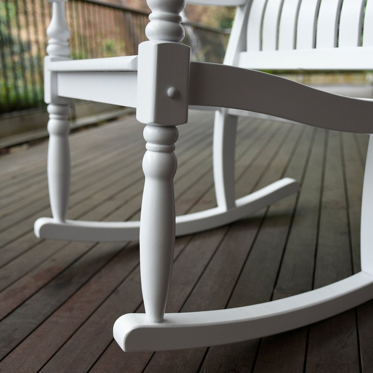 casual rocker cambridge porch mahogany lyon white