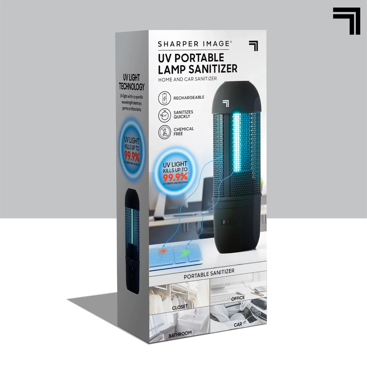 Keyboard No Ultraviolet Compact Bacteria, and SHARPER Surface of Clean IMAGE Kid’s Removes Germs Toys, Light, and 99.9% Damage Travel Residue Sanitizing Phones Disinfect and Portable Lamp, or UV
