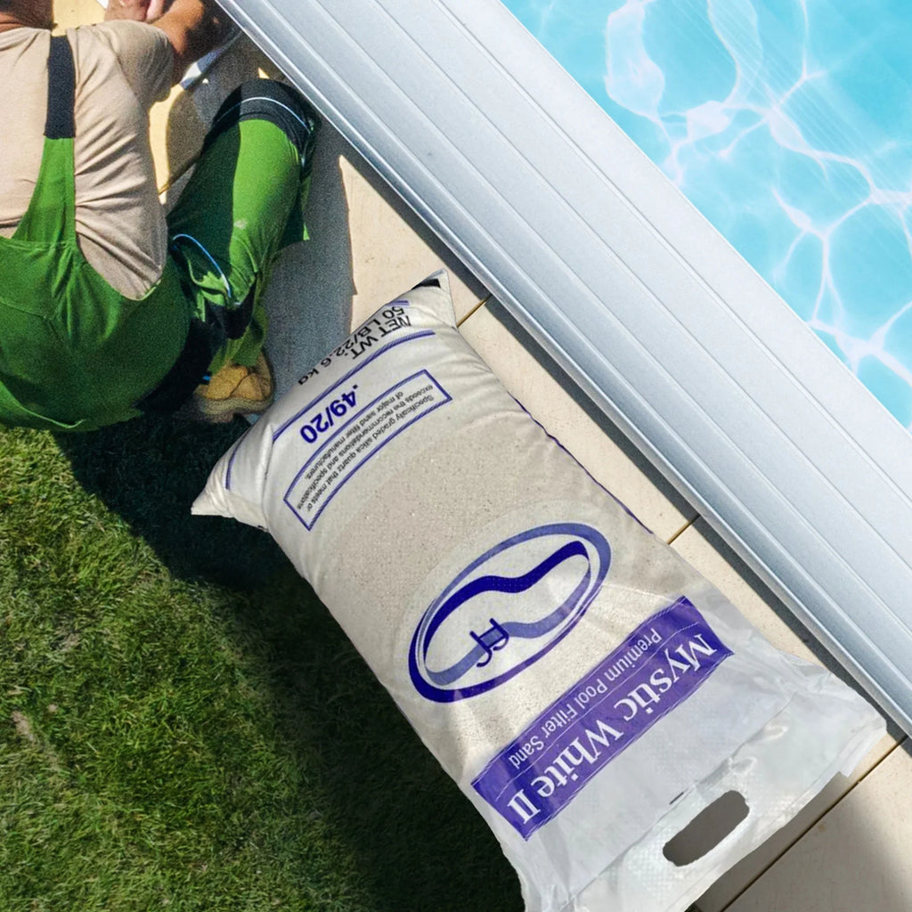 Filter 50 Sand, White, Swimming Mystic US Pool Bag II Silica Pound White