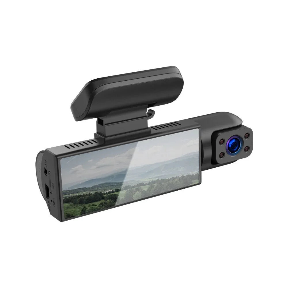 Dual Cam Onemayship Dash Dvr Inside Camera Lens Hd 3.16In Front 1080P Recorder Car Night