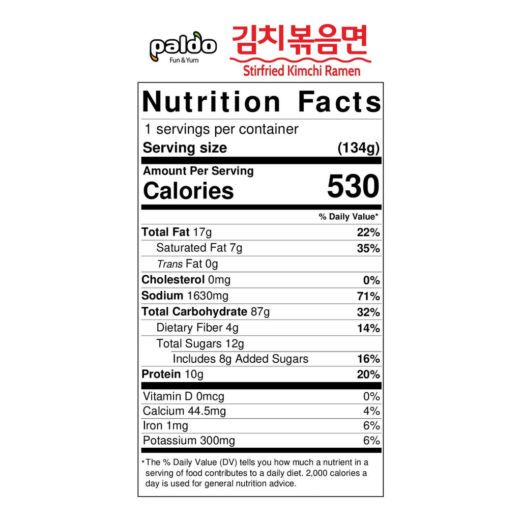 Stir-fried Noodles, 미스터 Ramen Kimchi Stir Paldo Soupless packs] Original [8 Pack Spicy Fried Mr. Ramen 134g 김치볶음면 x Korean Instant (4.72 Flavored, Kimchi Challenge, 8 Ramyun, 김치 oz)
