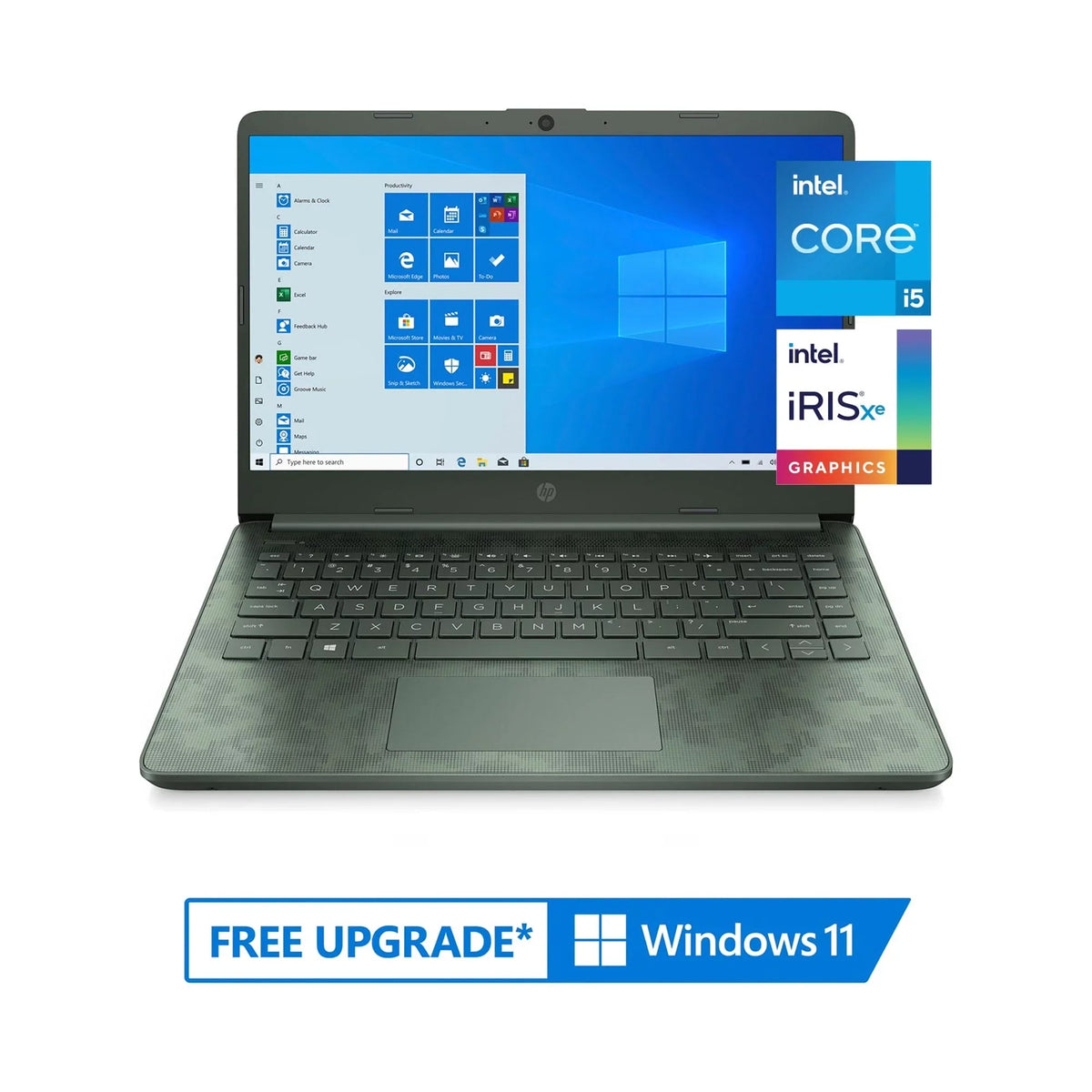 10, HP Core Digi SSD, 14" RAM, 256GB Windows Camo, i5-1135G7, Intel 14-dq2088wm 8GB