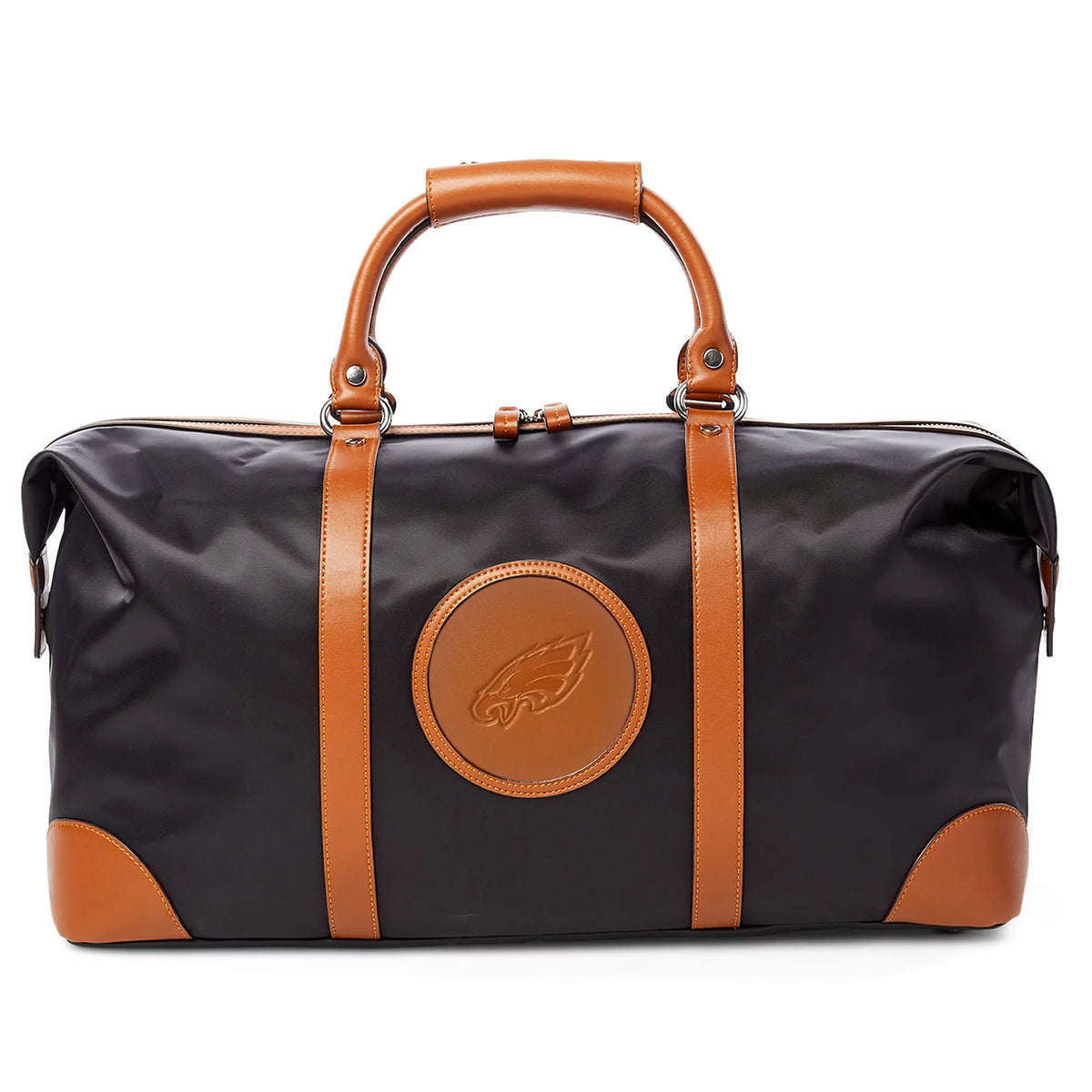 Women's Philadelphia MOJO Debossed Duffel Black Bag Eagles Signature