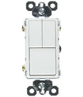 15A, Pole Grounding Switch, Each 2-Single 1-Single/3-Way White, Legrand & RCD113WCC6