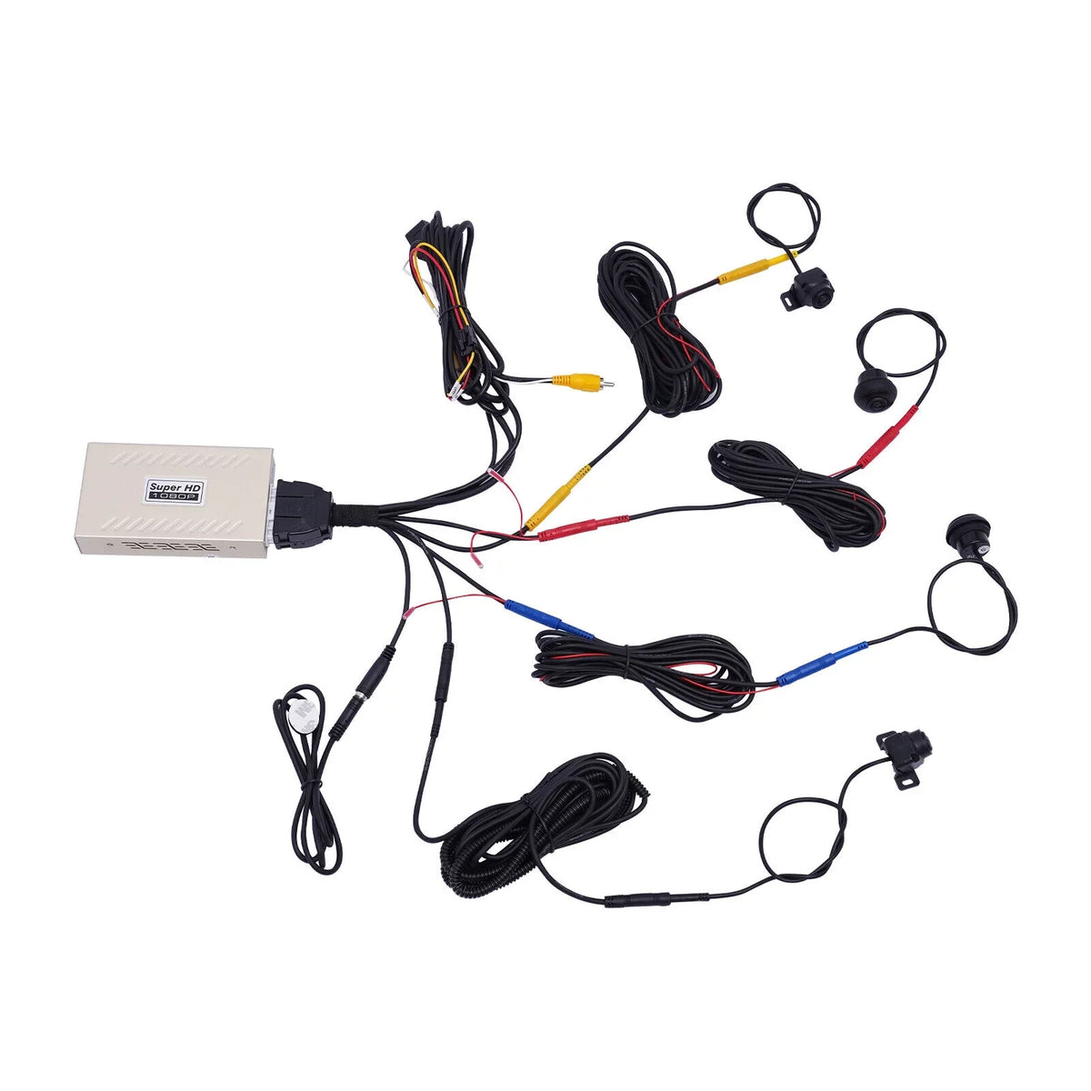 Record parking View Backup Bird Car Camera Denest Surround monitoring HD System 360 DVR