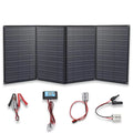 12 Hiking, watt Power Solar exterior Kit 4 Charge Generator 20A Black for Charger volt x Station XINPUGUANG Battery Controller Panel Leisure 200w Camping, Foldable Solar 12v 50